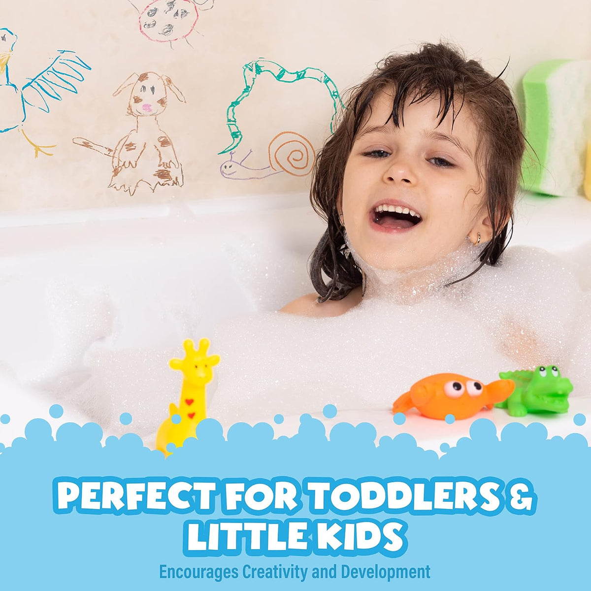 Tub Works® Crayones de baño con aromas dulces Smooth™, juguete de b...