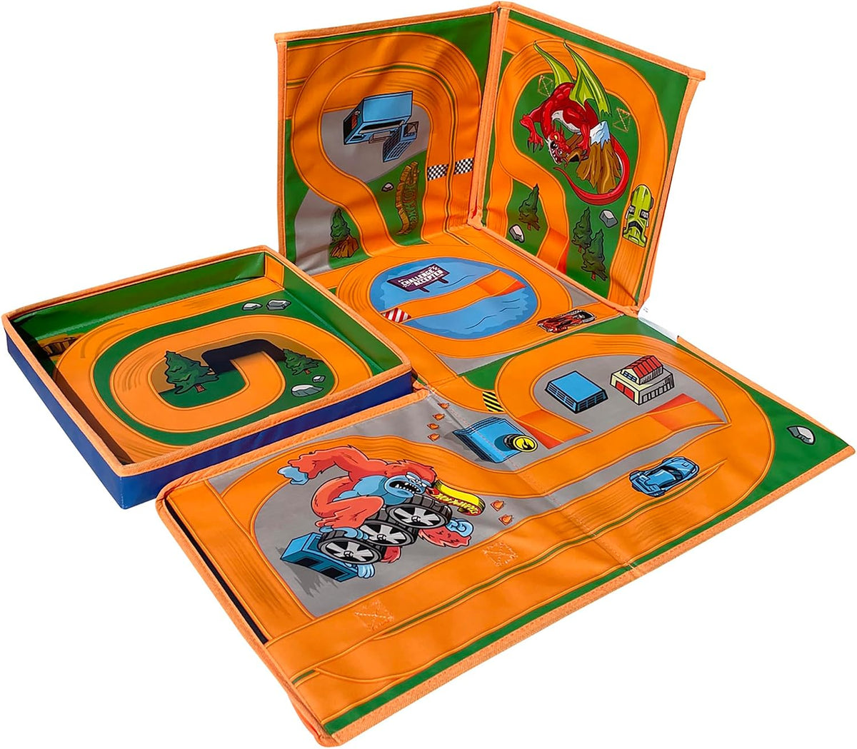 Cubeta de almacenamiento de coches Hot Wheels 300