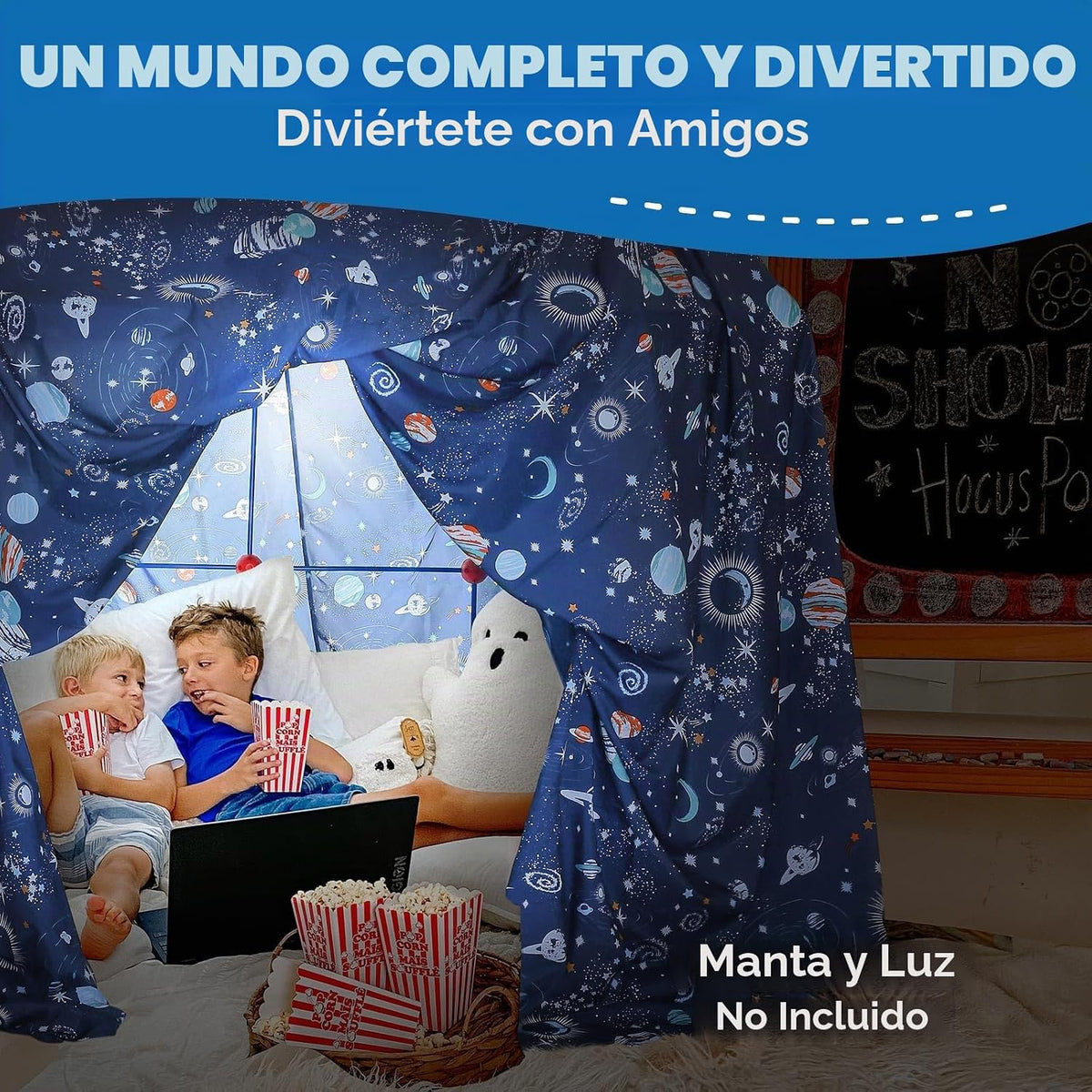 Tiny Land Fort Kit de construcción para niños de 4 a 12 años, jugue...