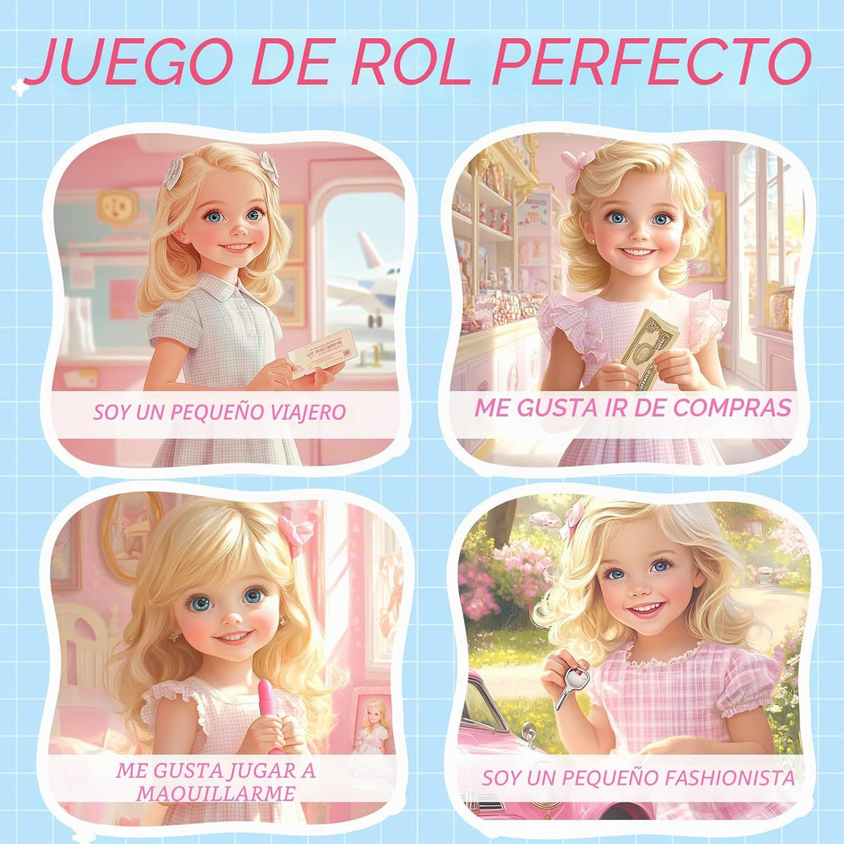 INNOCHEER Bolso para niñas pequeñas, bolso para niñas pequeñas rega...