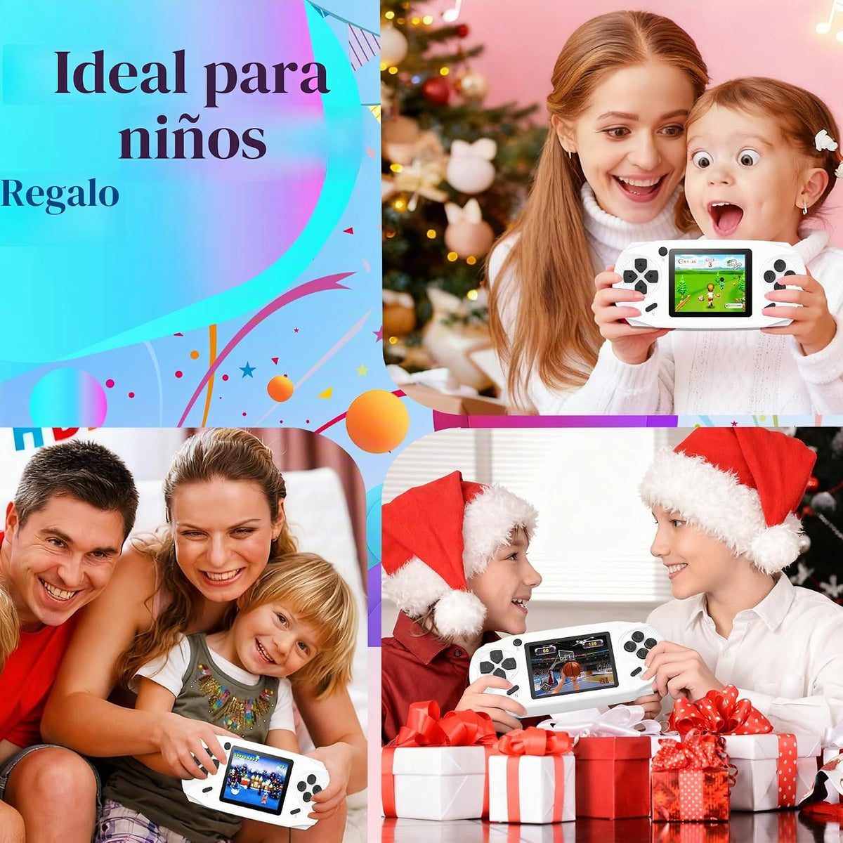 Beijue - Juegos de consola de mano de 16 bits para niños y adultos,...