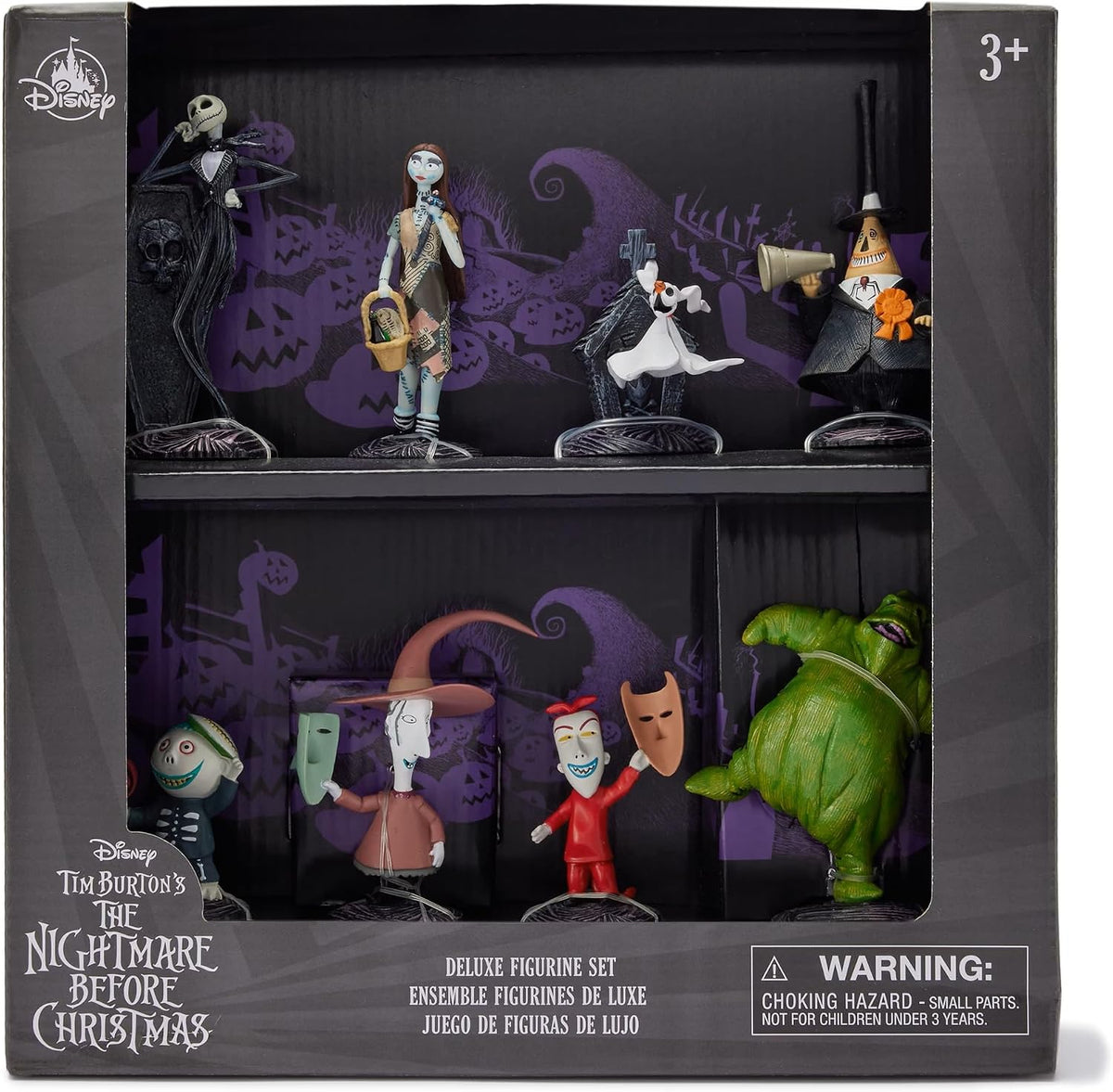 Disney Store Juego oficial de figuras de The Nightmare Before Chris...