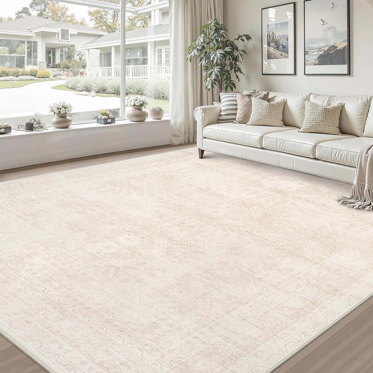 Alfombras Luxturiy 8x10 Sala de estar: Dormitorio Alfombra Lavable...