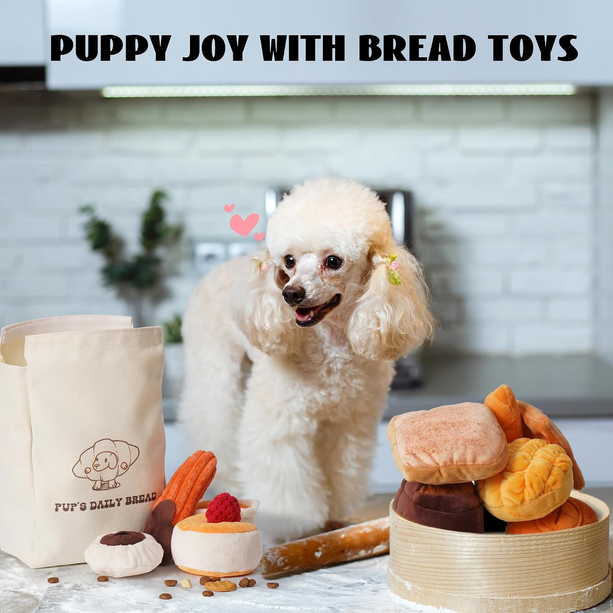 Nocciola 10 piezas de juguetes para perros con sonido - Juguetes pa...