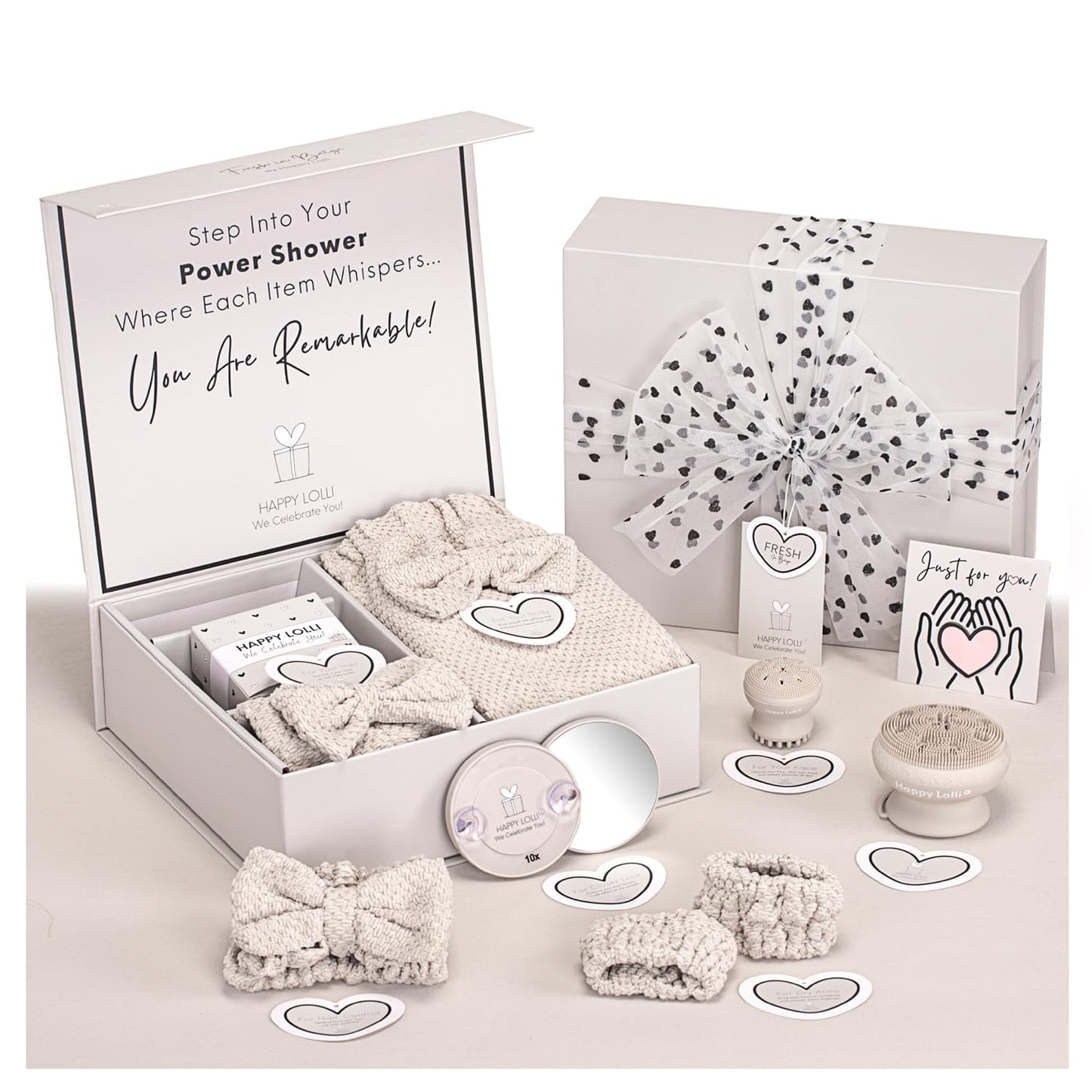Happy Lolli Power Shower Gift Set \u2013 Accesorios de baño esencia...
