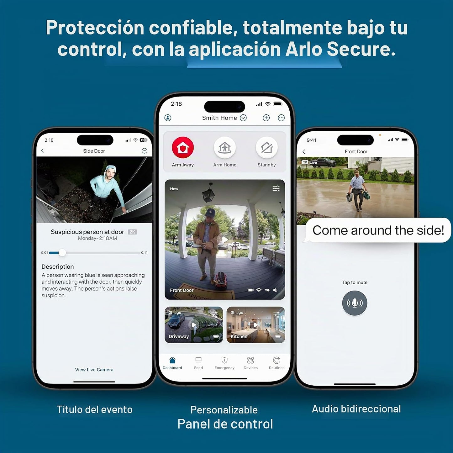 Cámara de seguridad Arlo Pro 2K HDR (6ª generación, lanzamiento 202...