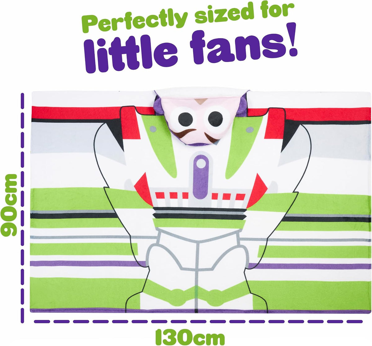 Get Trend Disney Toy Story - Manta de forro polar con capucha para...