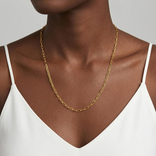 BLThing Collar de plata de ley S925 para mujer, collar de cadena de...