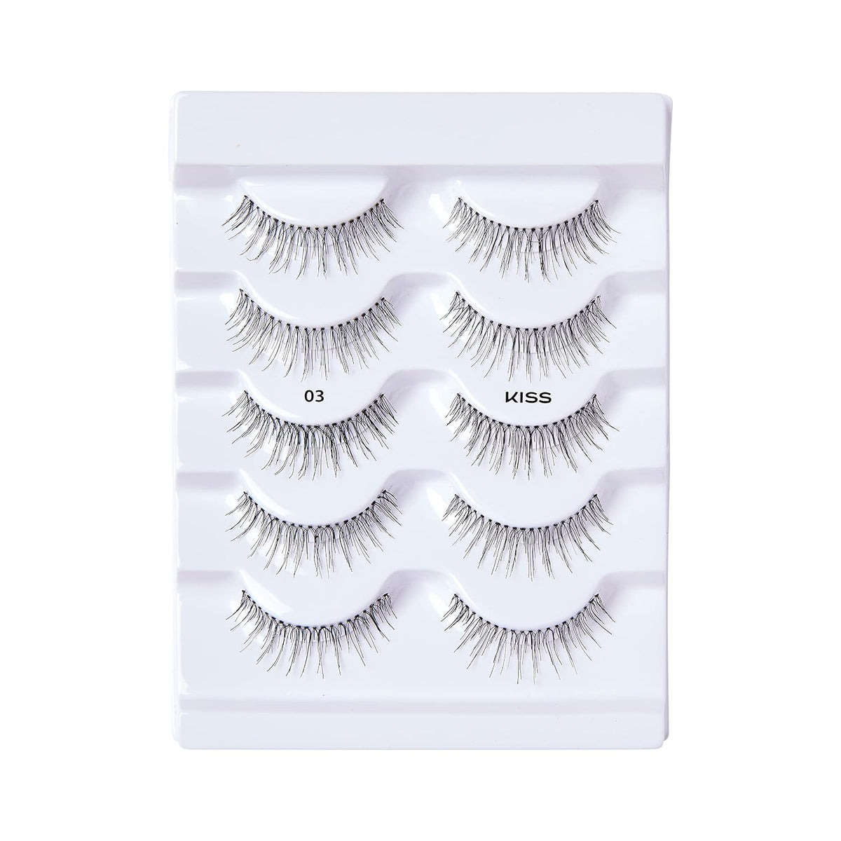 Kiss Products No. 03 Ever EZ Lashes, 10 unidades (el empaque puede...