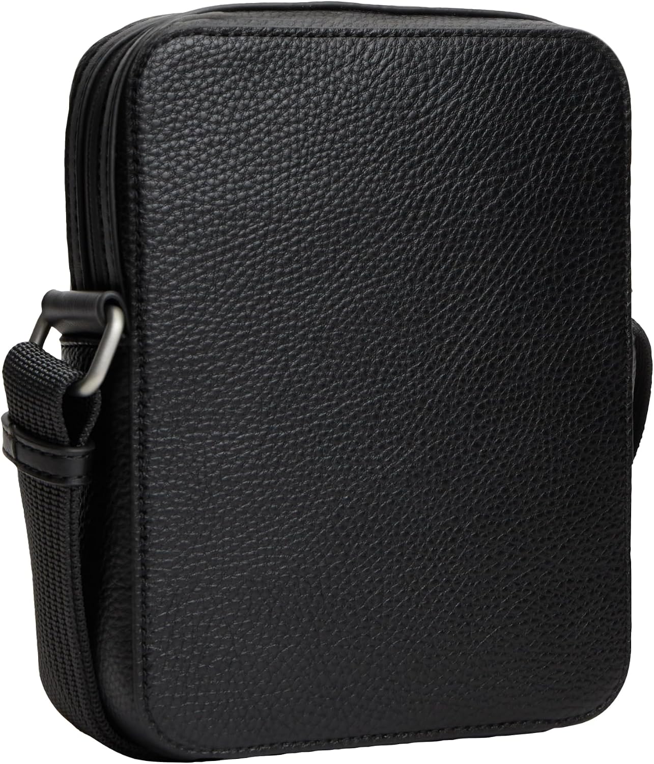Tommy Hilfiger Mini Reportero Central para hombre, NEGRO Talla única