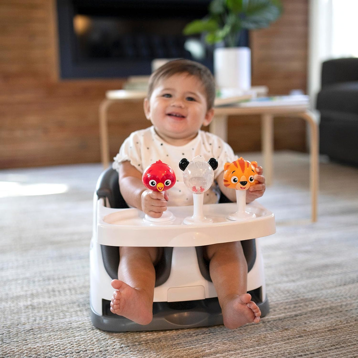 Baby Einstein Rattle & Jingle Trio - Juego de sonajeros musical...