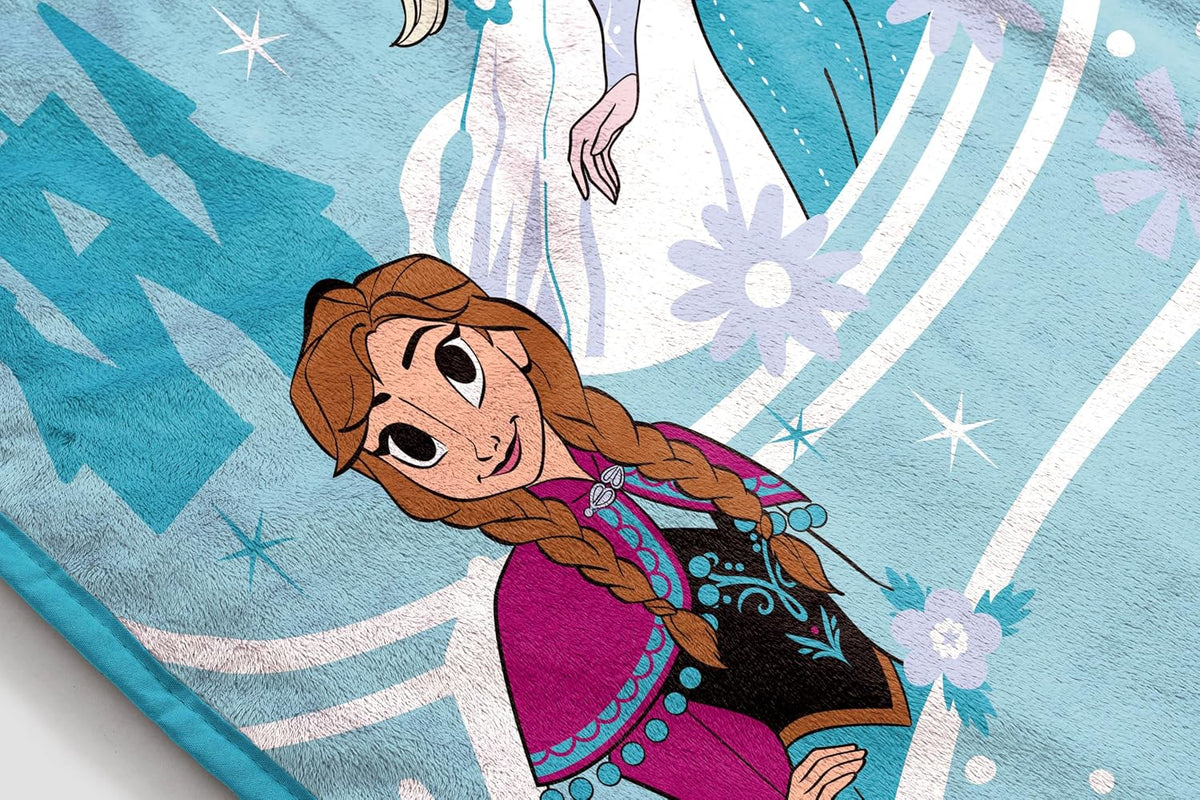 Manta de forro polar de Frozen de Disney para niños, Elsa & Ann...