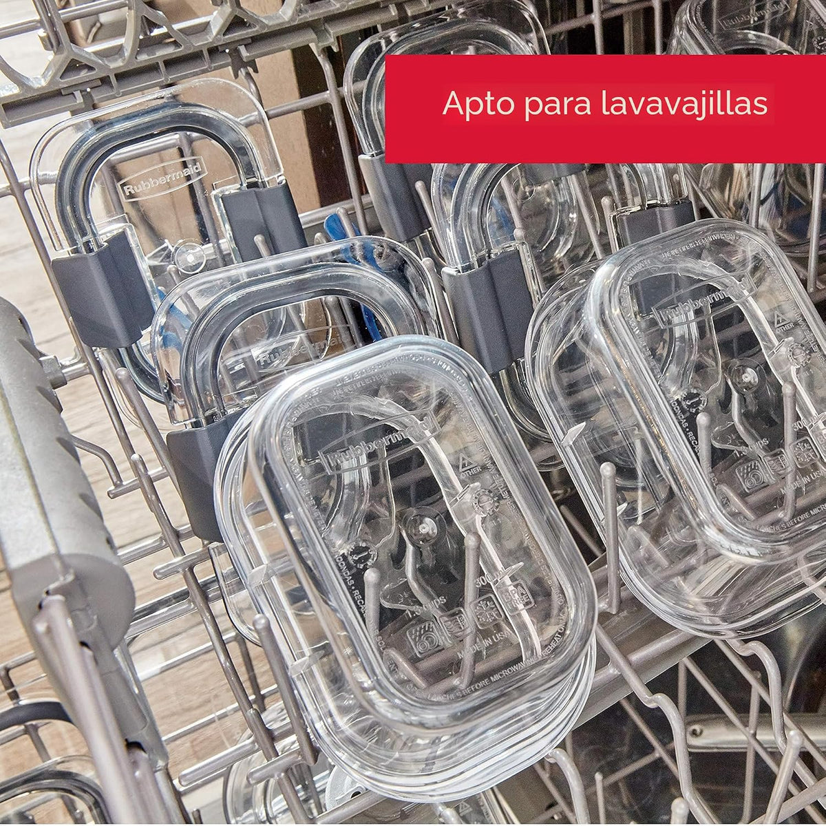Rubbermaid Brilliance - Juego de 44 unidades de recipientes para al...