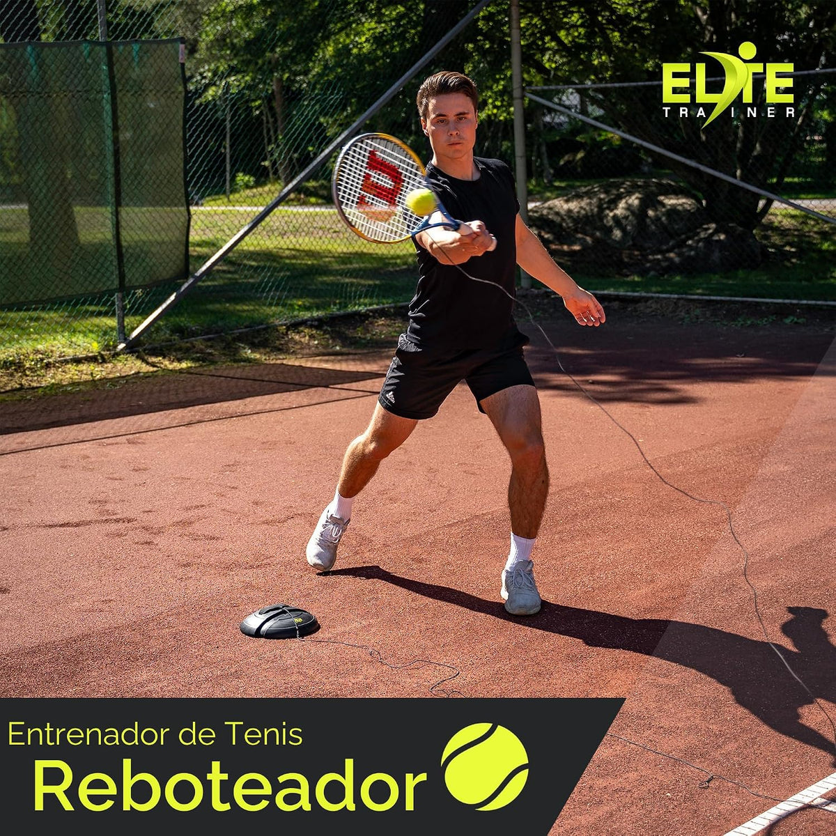 Elite Trainer Juego de pelotas de rebote de tenis | Base de potenci...