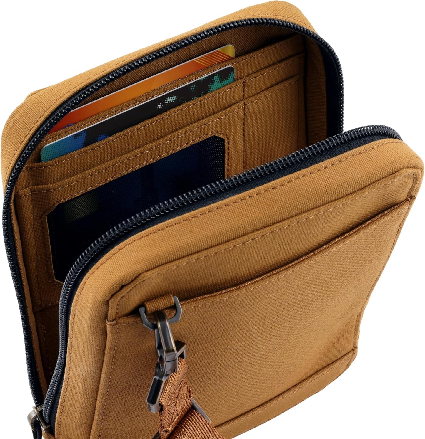 Carhartt Cartera cruzada de nailon 700D, perfecta para conciertos y...