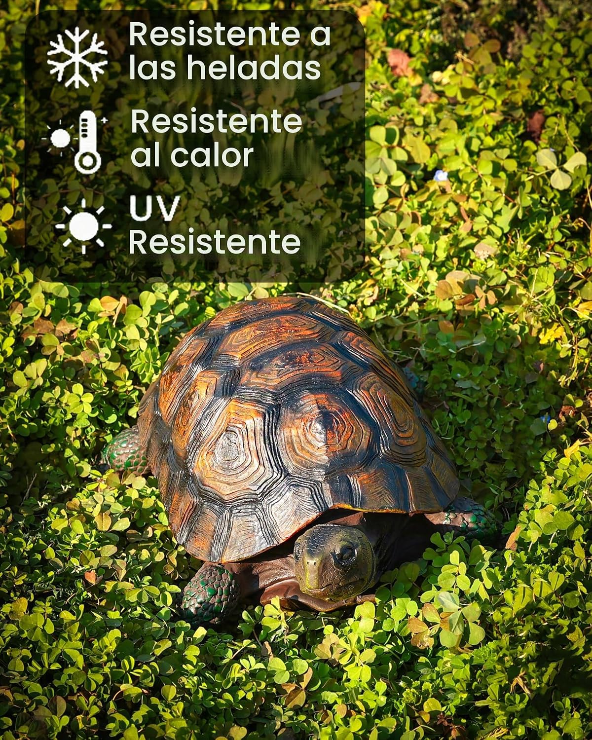 Sdeetesamjun - Estatua de tortuga, escultura de jardín de resina pa...