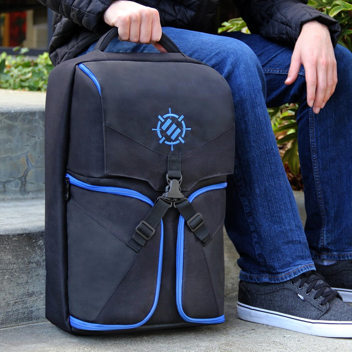 ENHANCE Mochila para laptop para juegos con consola universal para...