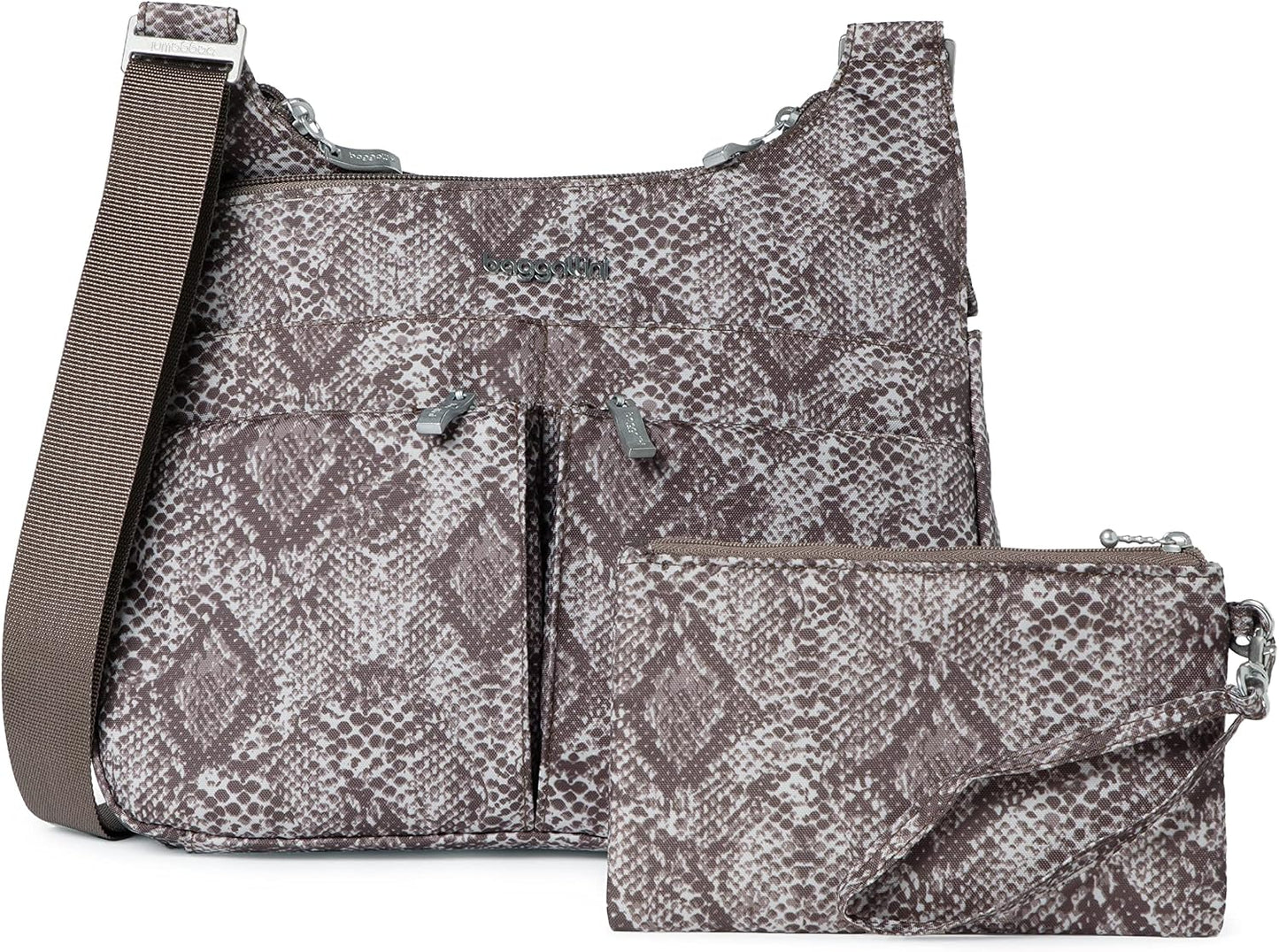 Baggallini Crossbody Travel Bag 11x8.5 Lightweight Water-resistant...