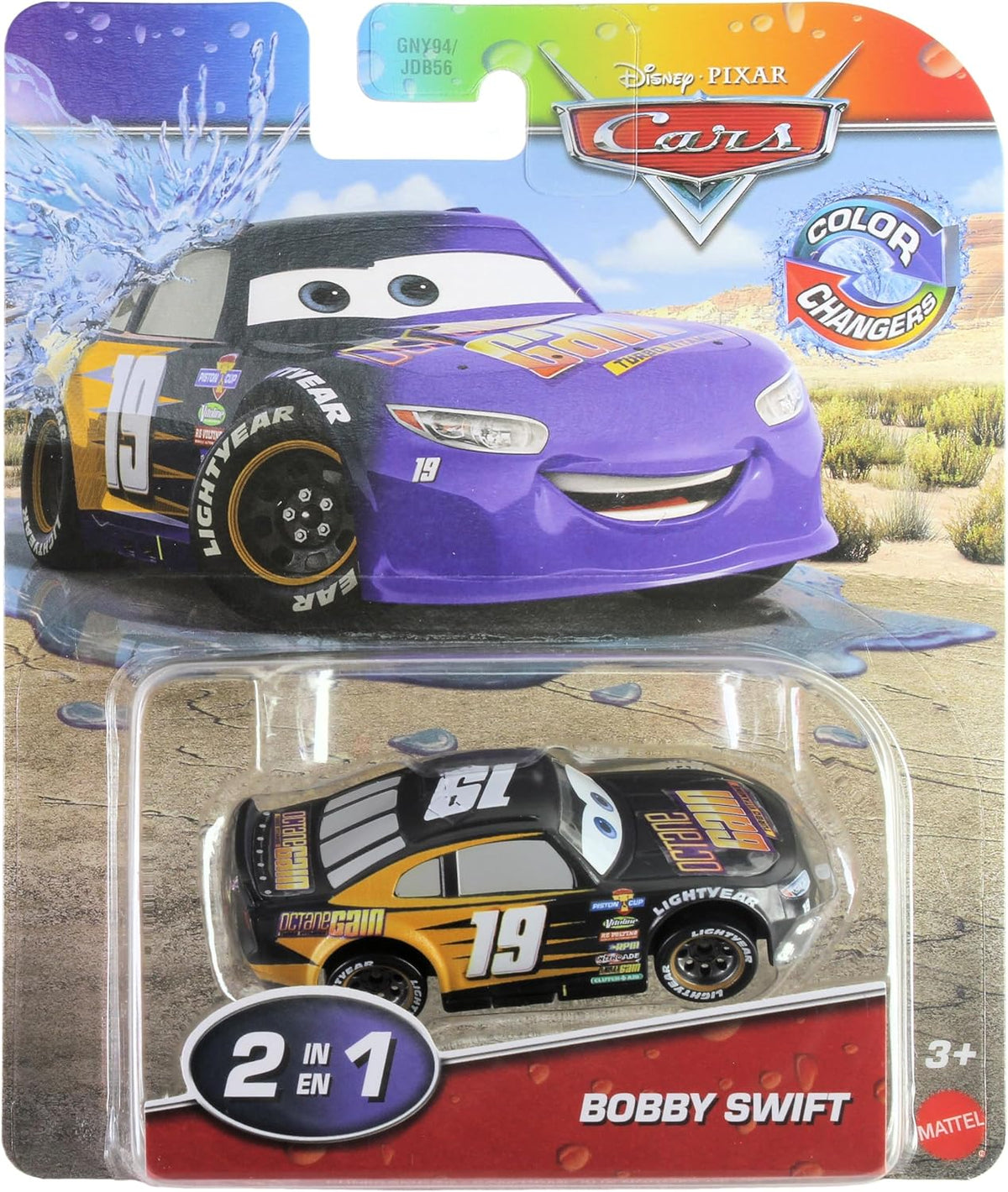 Disney Cars 2026 Cambiadores de color Piston Cup Racer Octane Gain...