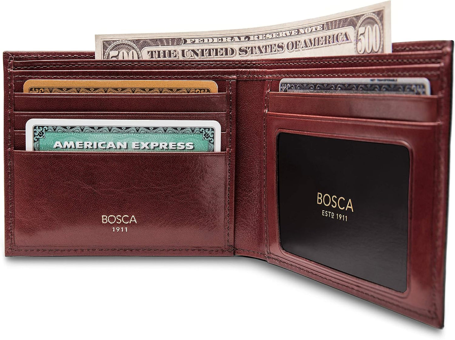 Bosca Cartera Ejecutiva para Hombre en Piel Vieja - RFID