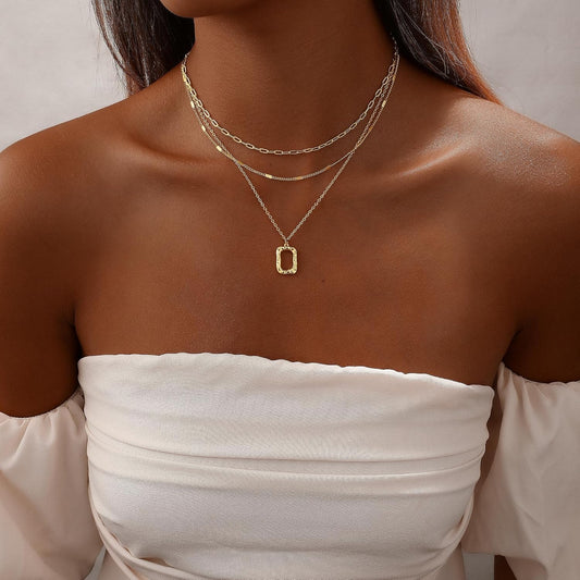 Remmocy Collar de Oro para Mujer Chapado en Oro de 14K Collar de Ba...
