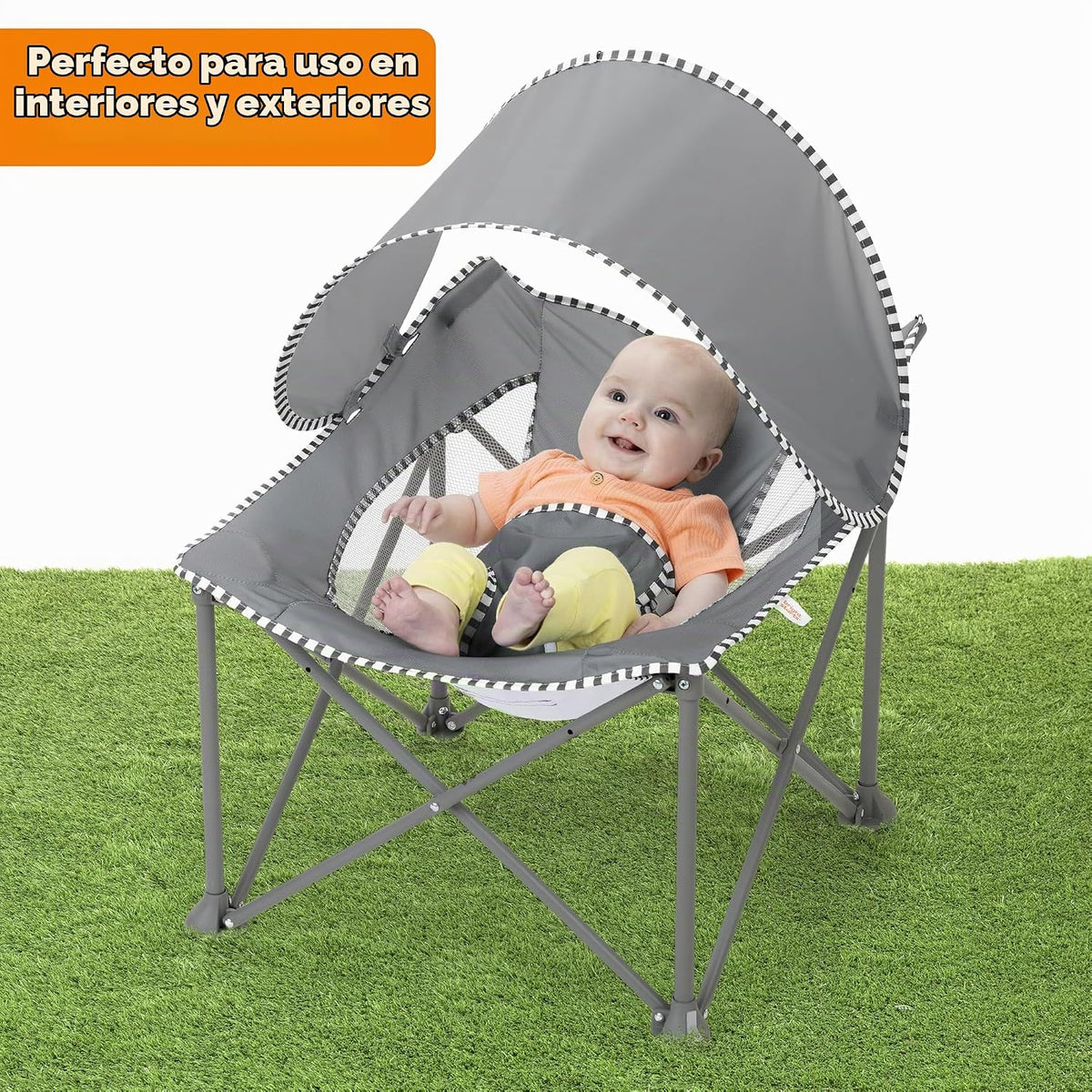 Bright Starts Pop 'N Chill - Asiento de viaje, uso en interiore...
