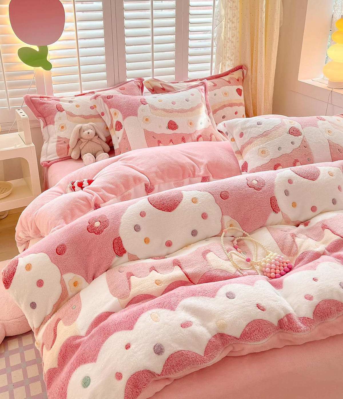 MorroMorn Juegos de Ropa de Cama Twin, Juego de Funda de Edredón Ro...