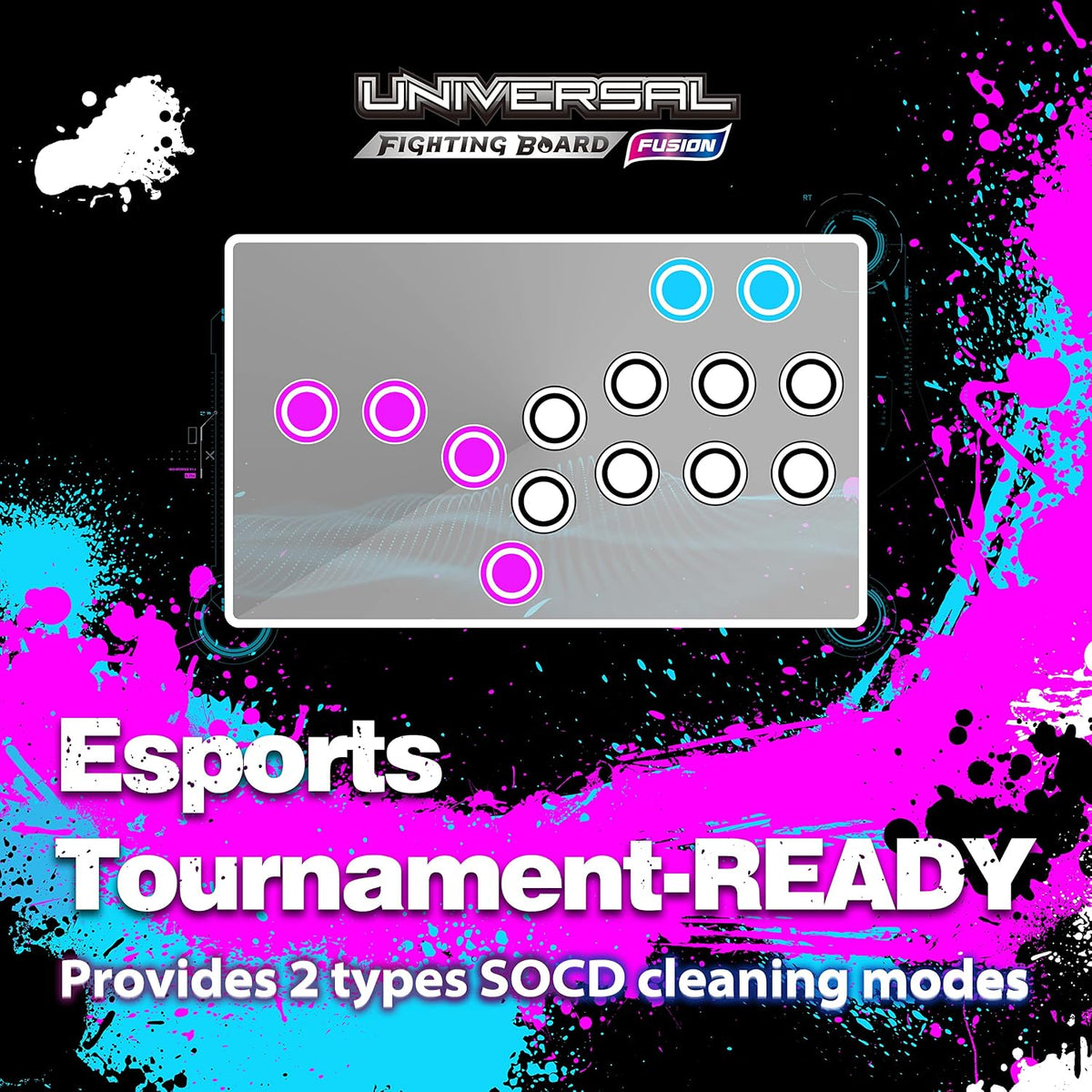 Brook Universal Fighting Board Fusion - Versión de encabezado prein...