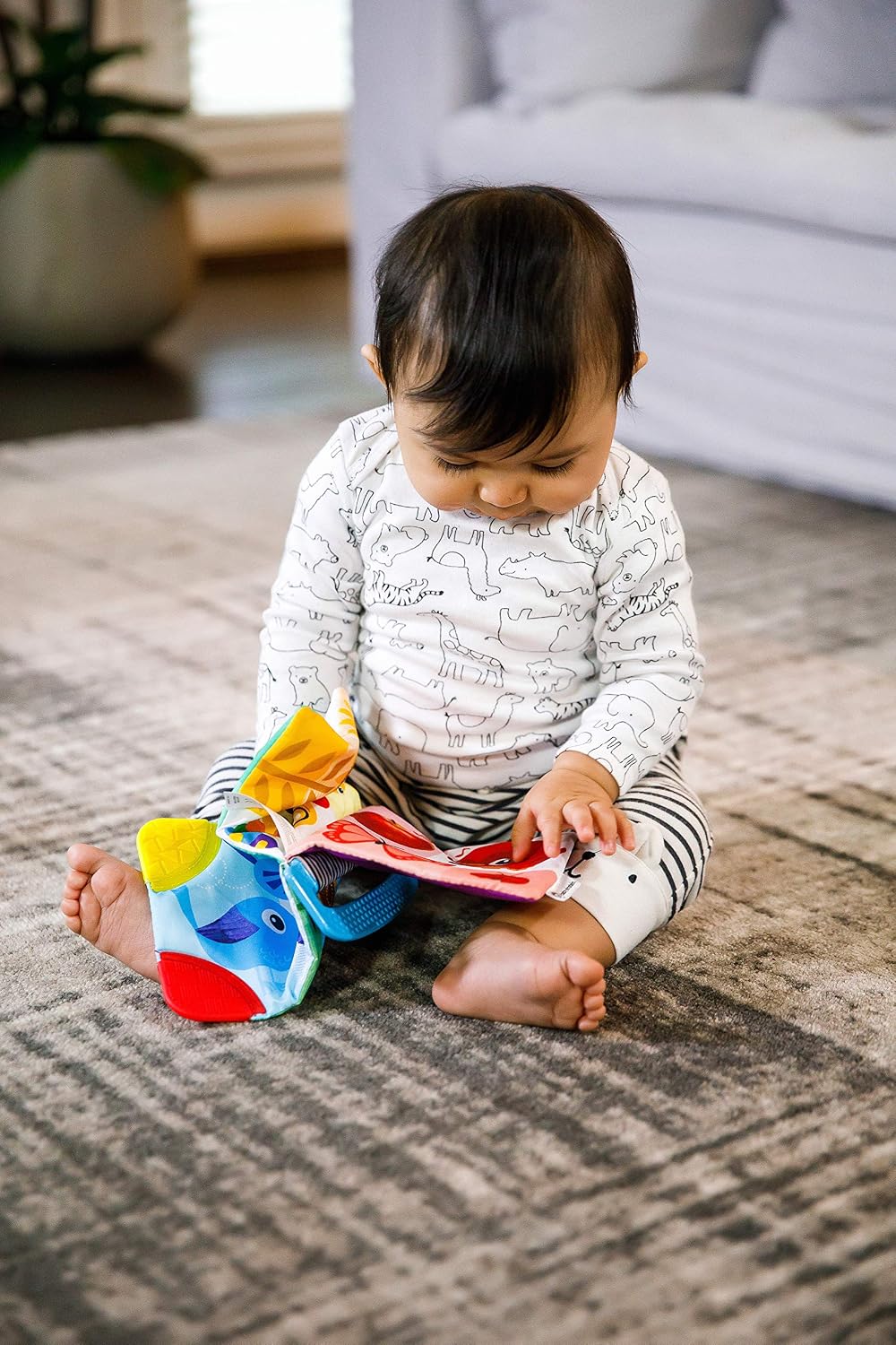 Baby Einstein Curious Explorers - Libro mordedor, juguete para llev...