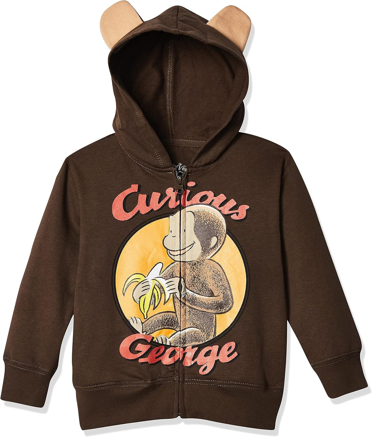 Curious George Sudadera con personaje para niños