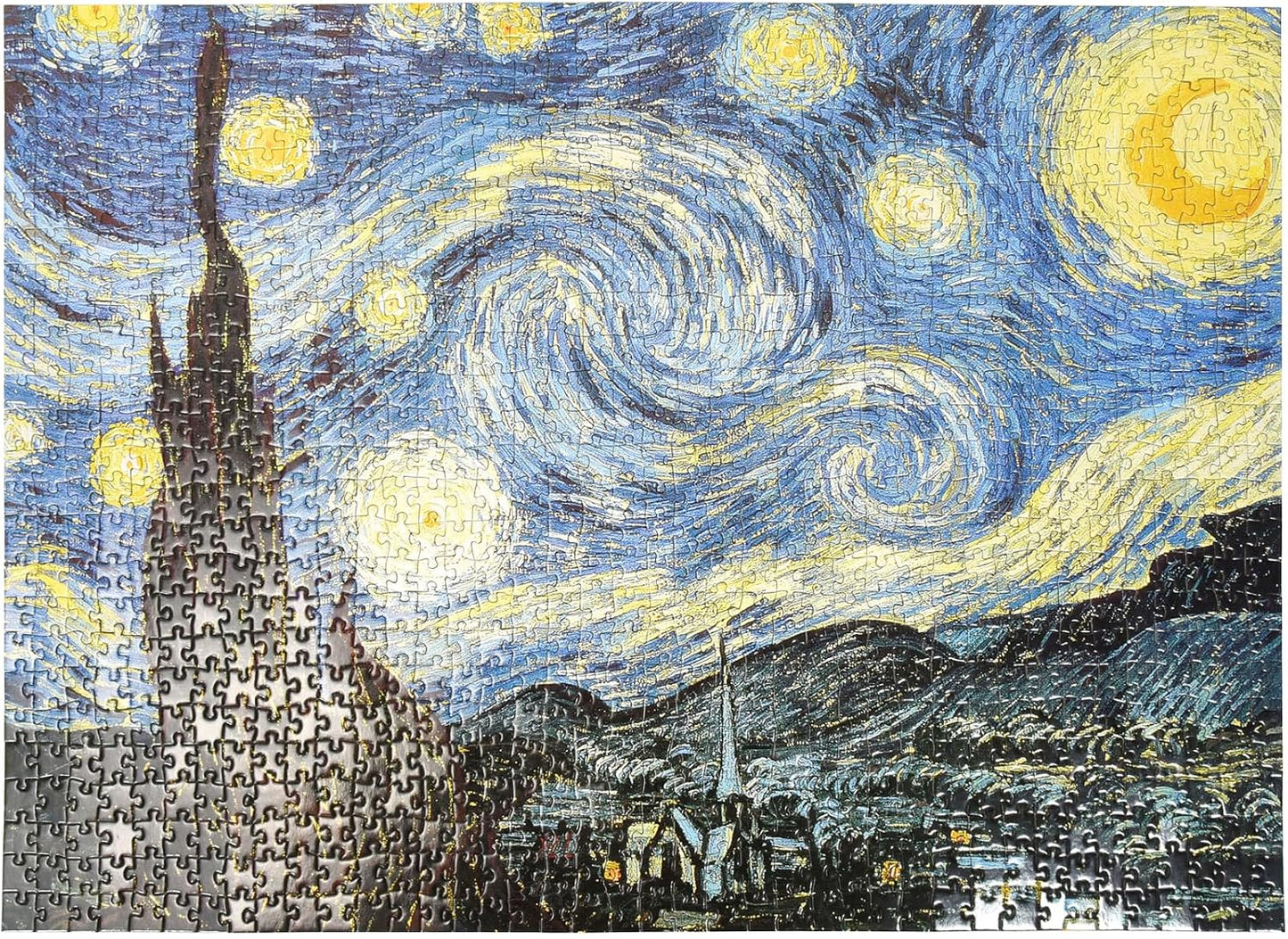 Rompecabezas de 3000 piezas, La noche estrellada por Van Gogh, romp...