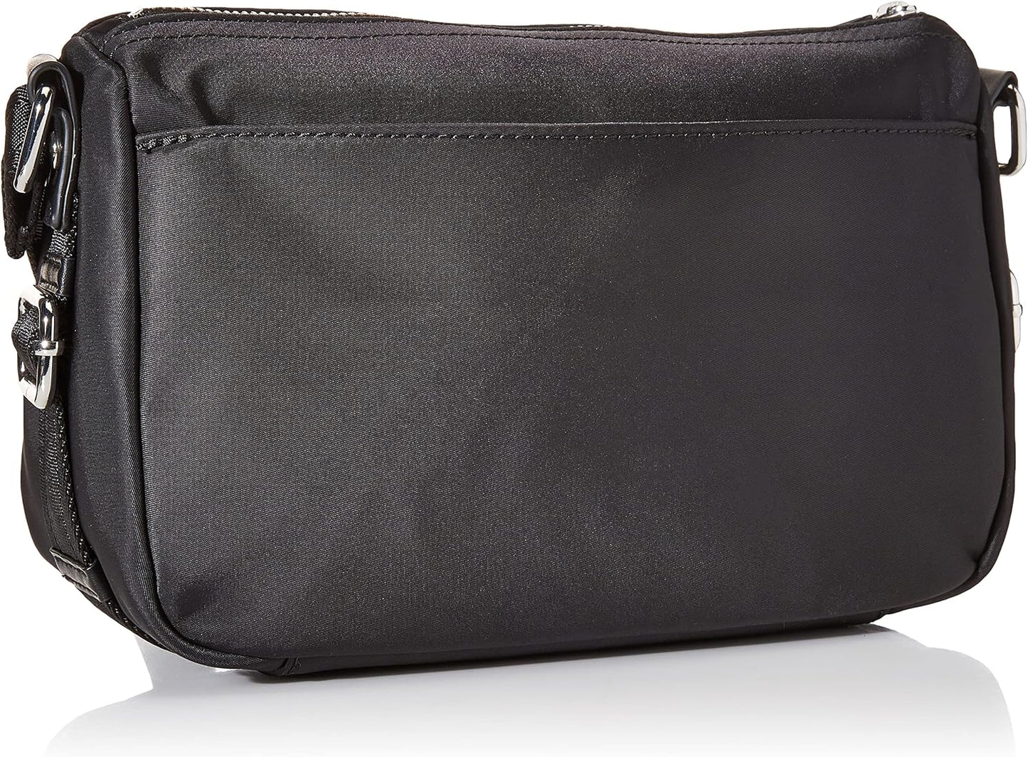 Calvin Klein Belfast - Bandolera pequeña de nailon, Negro Fotoprint