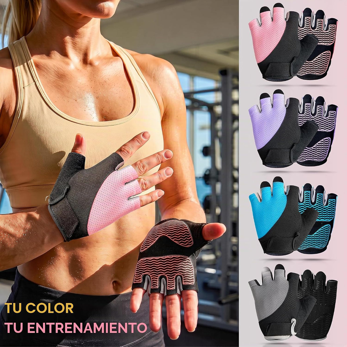 sunnex Guantes de entrenamiento para mujer \u2013 Guantes de levant...