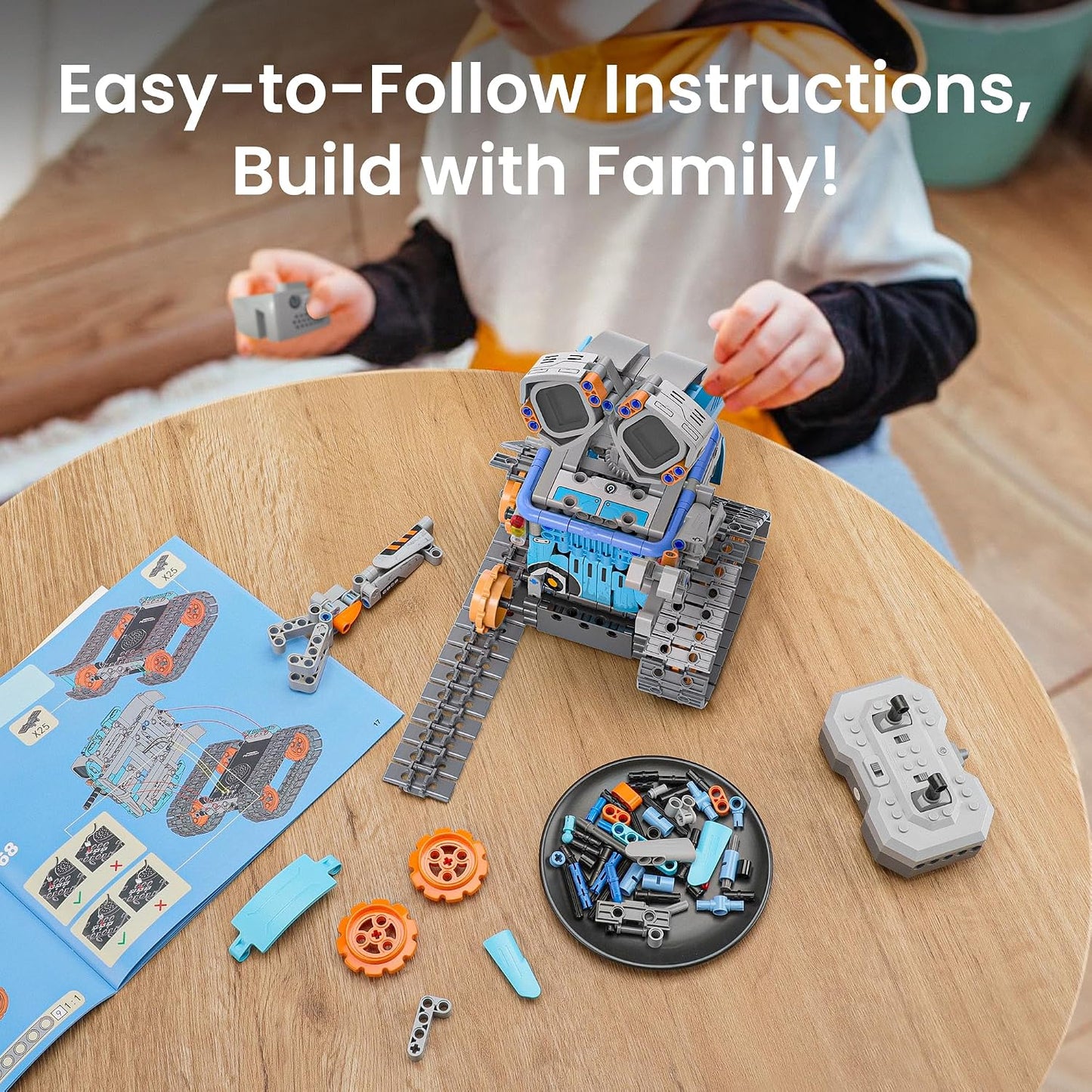 Sillbird - Kit de robot de construcción, regalos STEM para niños de...