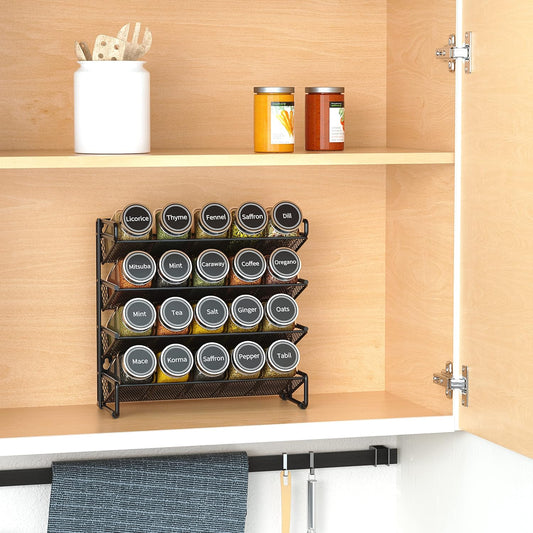 Organizador de Estante de Especias SpaceAid con 20 Tarros de Especi...