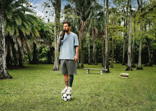 STANLEY IceFlow Flip Straw 2.0 Botella, 24 oz, Messi Goat Black | A...