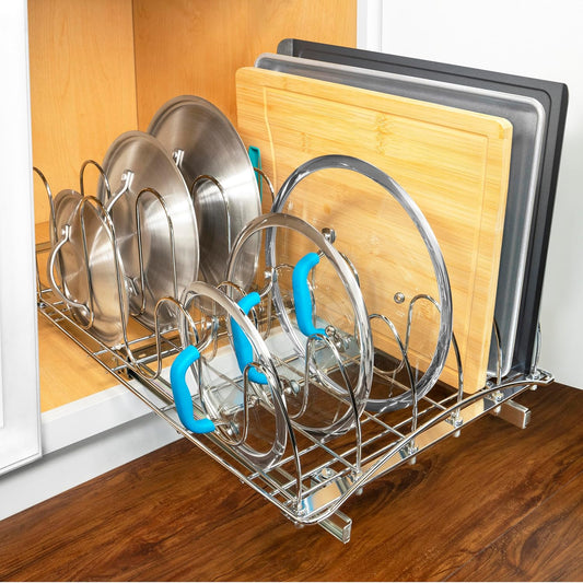 LYNK PROFESSIONAL® Organizador de tapa extraíble para olla y sartén...