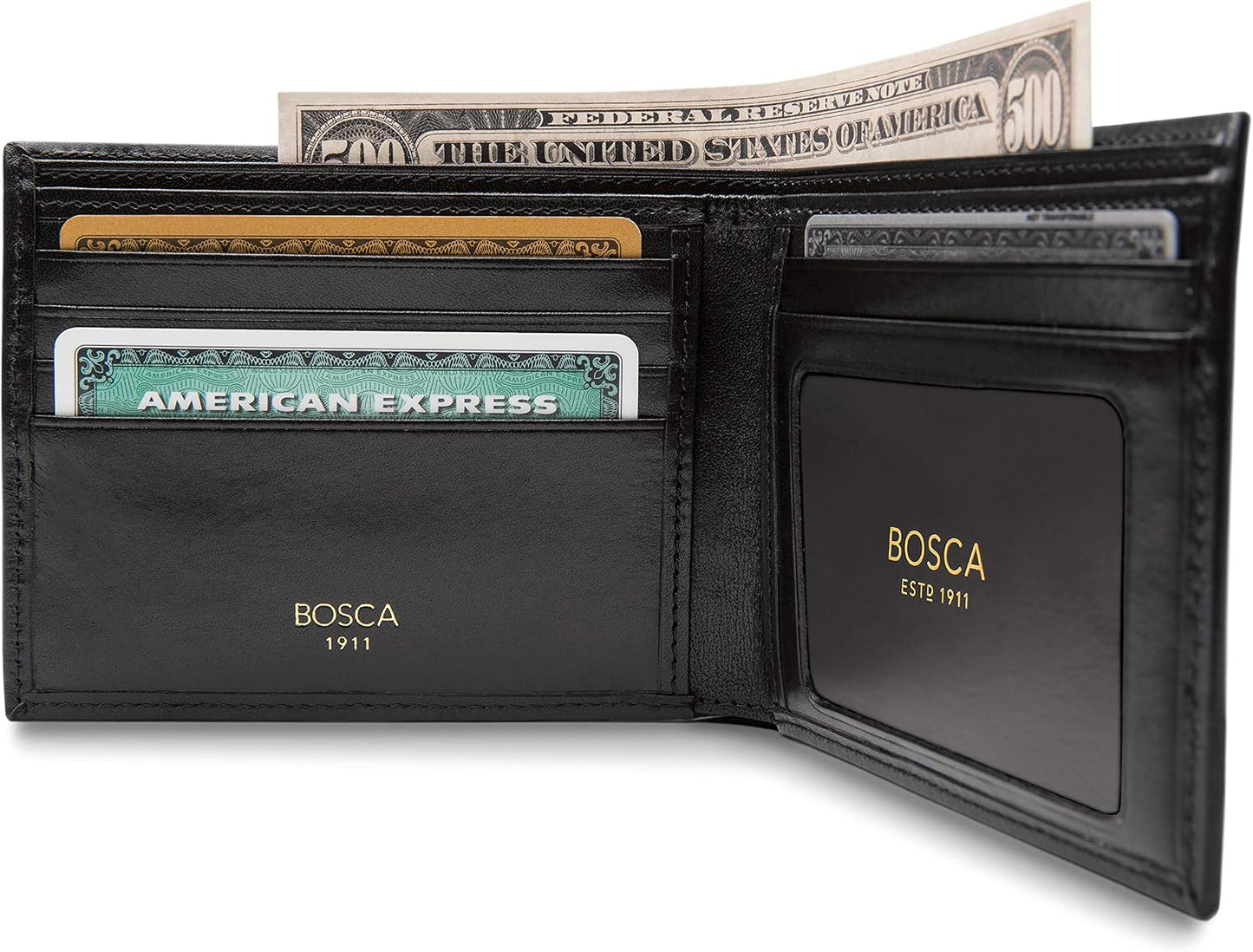 Bosca Cartera Ejecutiva para Hombre en Piel Vieja - RFID