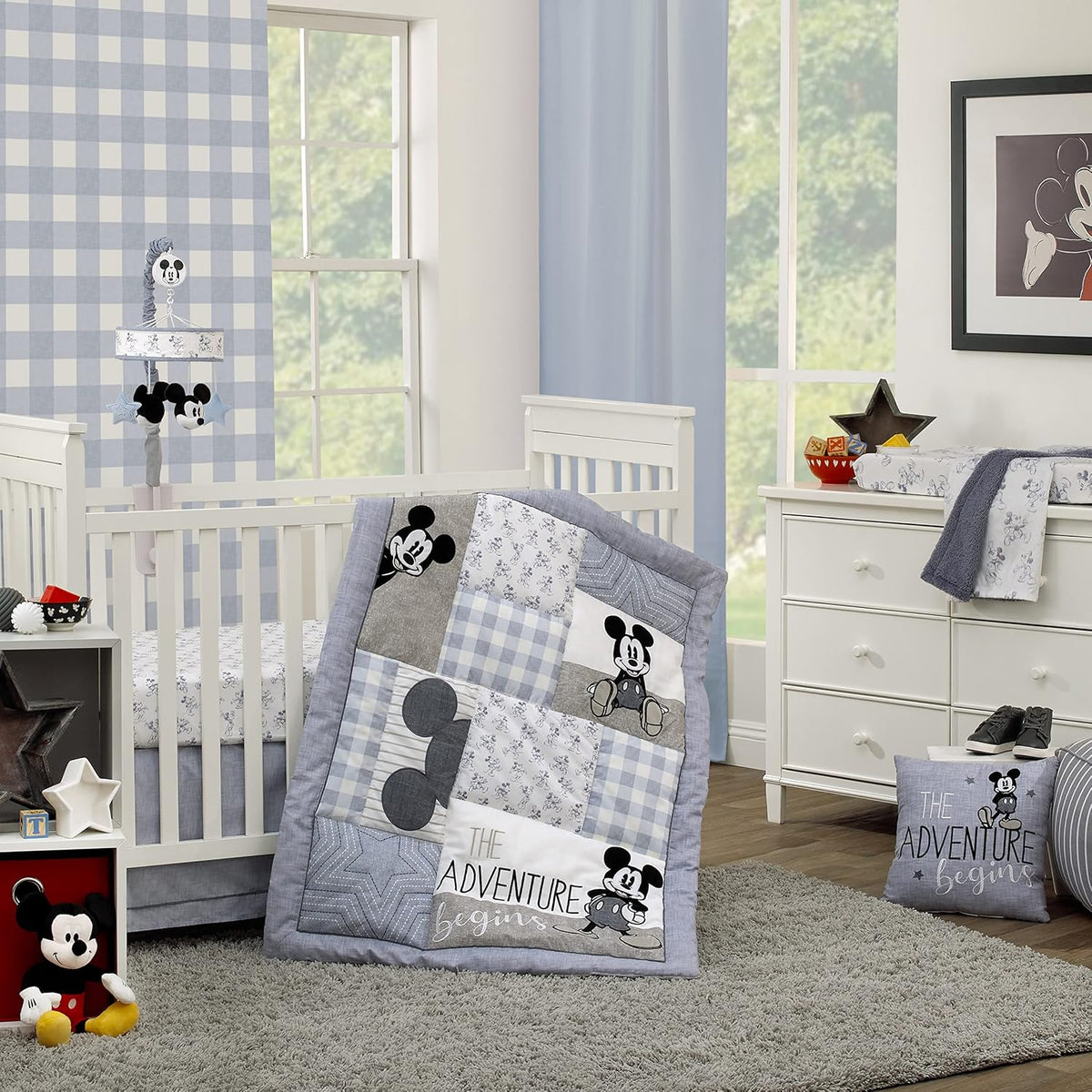 Disney Mickey Mouse - Manta para bebé súper suave "Llámame Mick...
