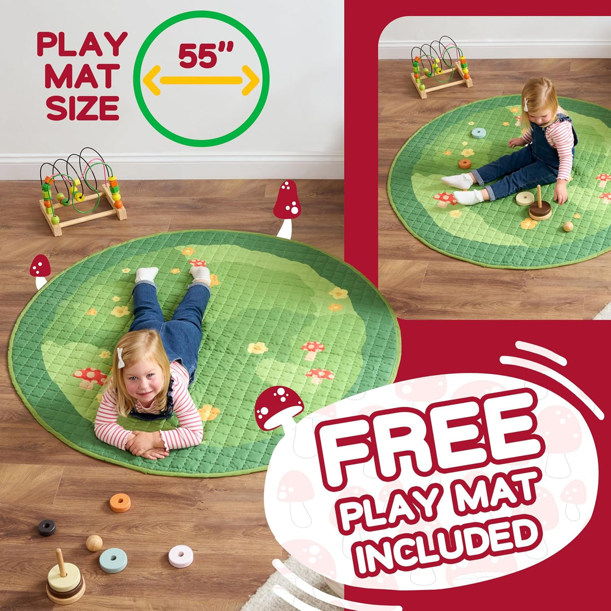 Tienda de campaña Enchanted Mushroom Play - Un mundo de aventura pa...