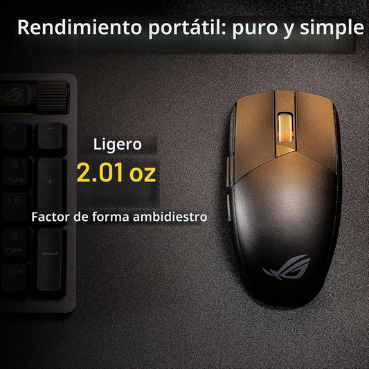 ASUS ROG Strix Impact III - Mouse inalámbrico para juegos, 57 G lig...