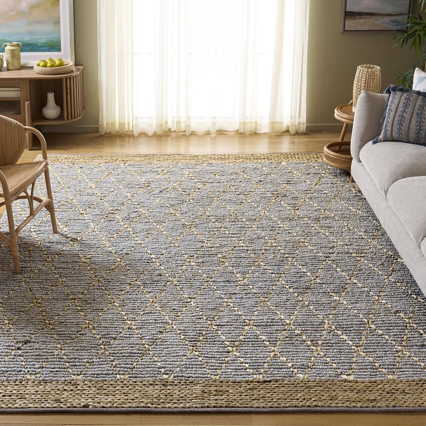 SAFAVIEH Natural Fiber Collection - Alfombra de área de 9 x 12 pies...