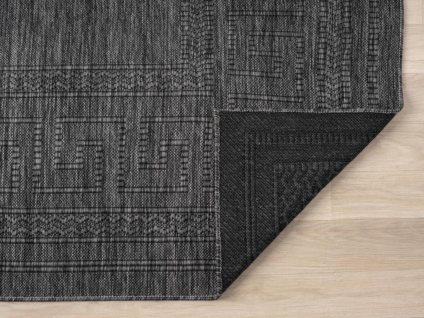 RUGGERRUGS Diana - Alfombra plegable texturizada para interiores y...