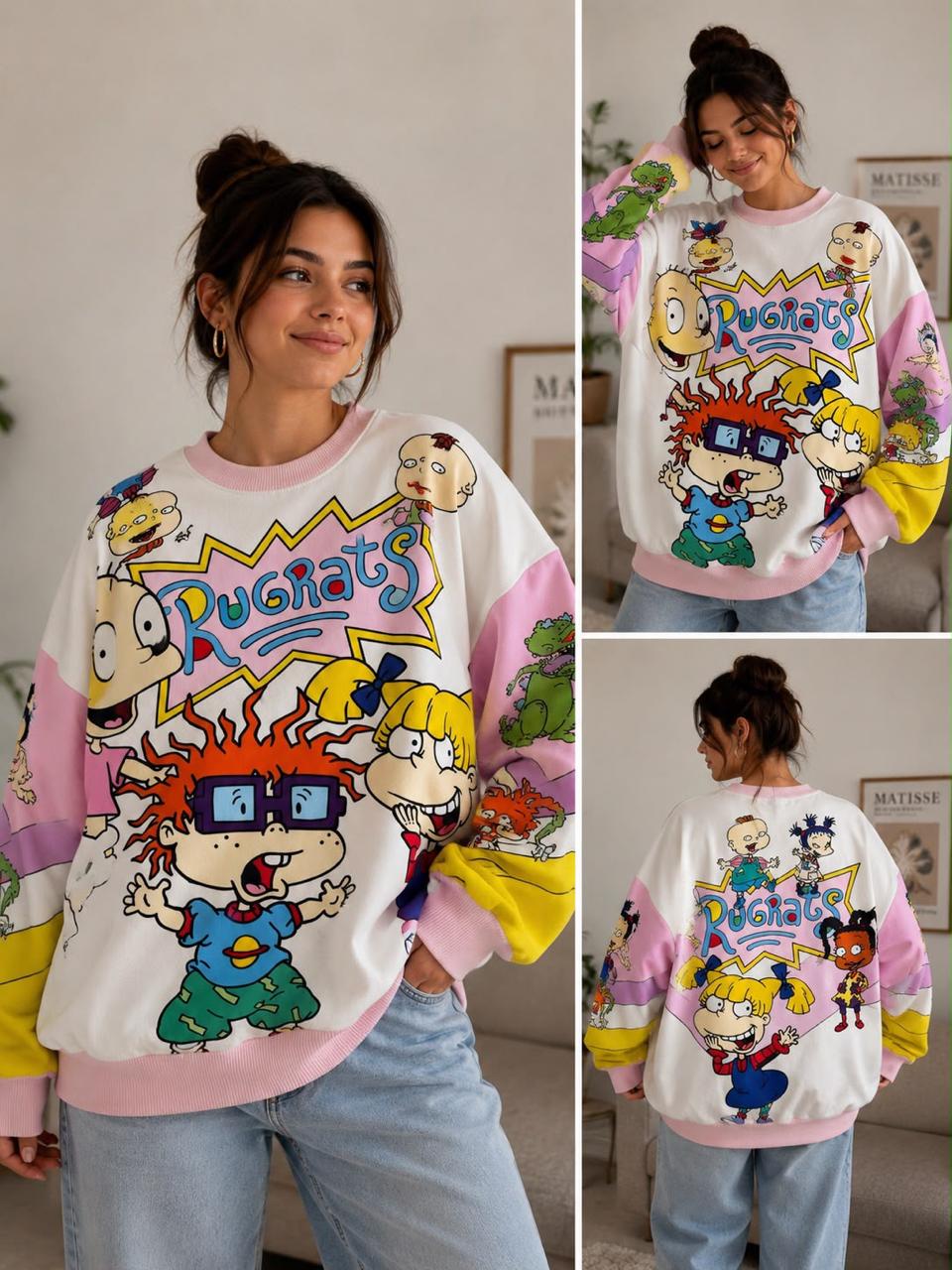 BUZO/HOODIE RUGRATS OVERSIZE