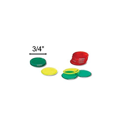 hand2mind Kit transparente para mostradores de aula, fichas de bing...
