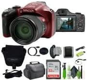 MINOLTA MN67Z - Cámara digital de puente FHD de 20 MP \/ 1080P con...