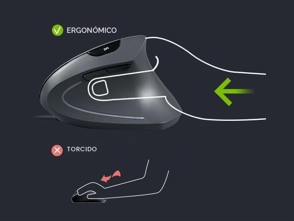 Perixx PERIDUO-512B EE.UU., Combo de Teclado Ergonómico con Cable y...