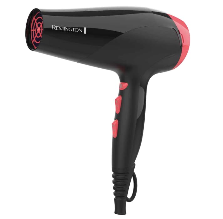 Secador de pelo iónico de cerámica Remington, 3 configuraciones de...