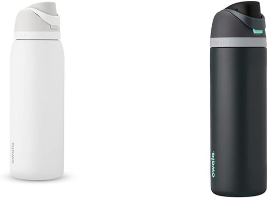 Owala FreeSip - Botellas de agua aisladas de acero inoxidable de 40...