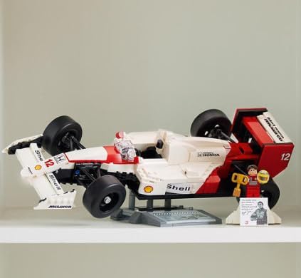 LEGO Icons McLaren MP4\/4 &amp; Ayrton Senna Kit de Modelo de Coche...
